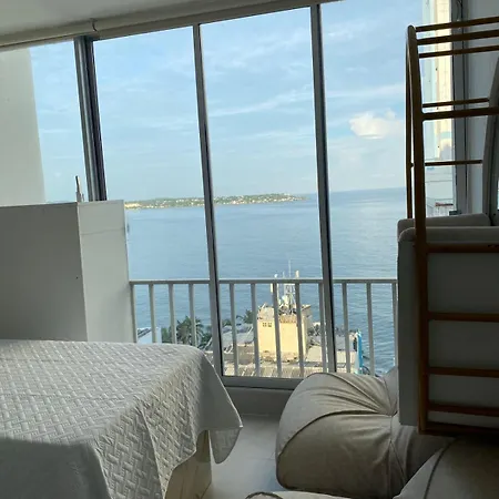 Apartamento Con Hermosa Vista Al Mar, Cristoforo En El Laguito A Pocos Pasos De La Playa Cartagena