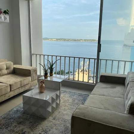 Apartamento Con Hermosa Vista Al Mar, Cristoforo En El Laguito A Pocos Pasos De La Playa Cartagena